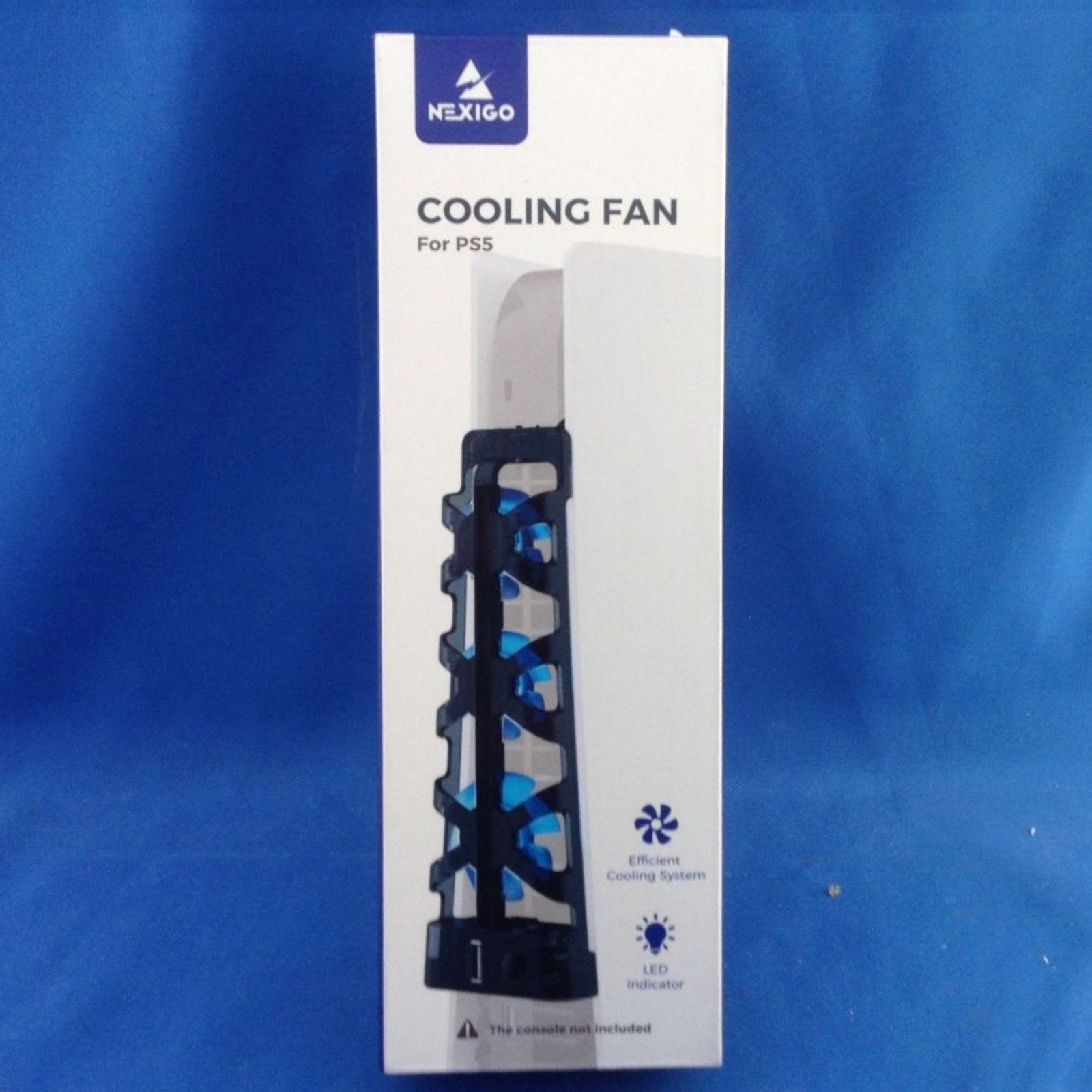 NexiGo PS5 Accessories Cooling Fan Auto On/Off with LED Light For Disc/Digital