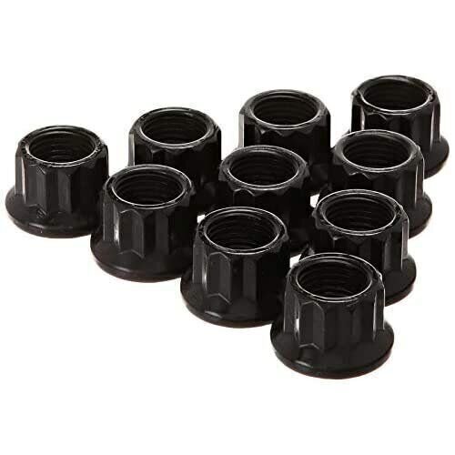 ARP 300-8335 9/16"-18 12-Point Nut - 10 Piece, Black