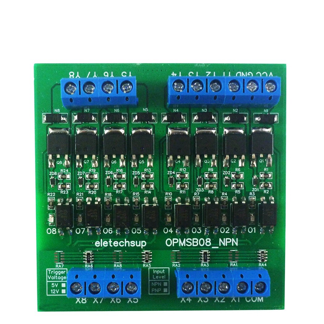 OPMSA08 NPN to PNP Digit Logic Converter Optocoupler Solid Signal Amplifier