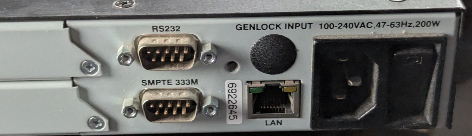 Sencore MRD 3187B Modular Receiver Decoder IRD – Broadcast – Powers On / Error L