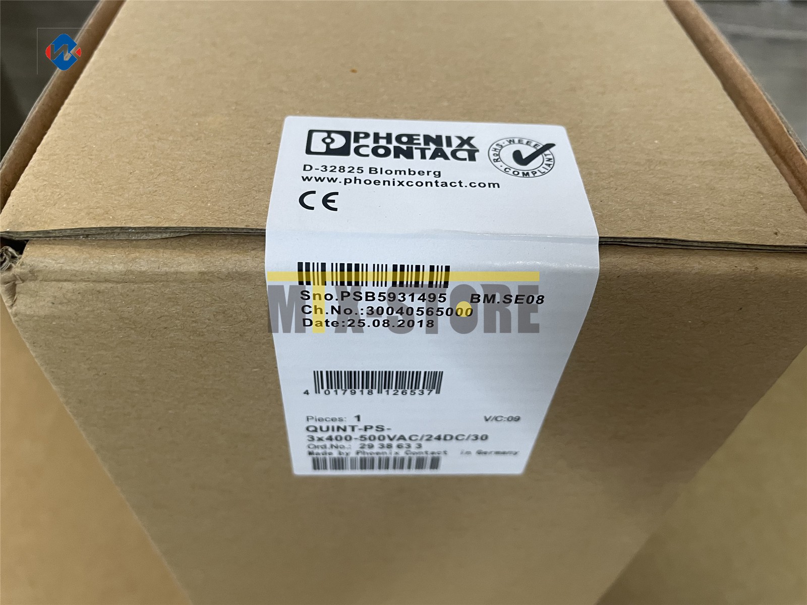 1pcs Brand New In Box Phoenix QUINT-PS-3X400-500AC/24DC/30