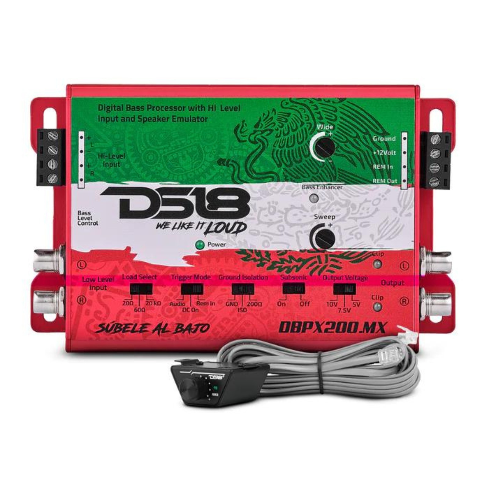 Digital Bass Processor W/ Hi-Low Converter & Speaker Emulator Mexico Design DS18