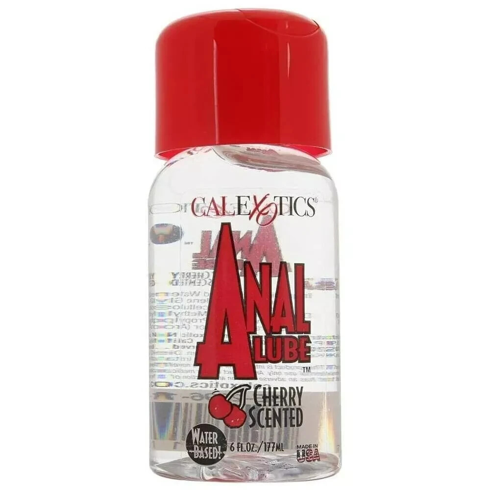 Anal Lube Cherry Scented Water Based Lubricant 6 oz