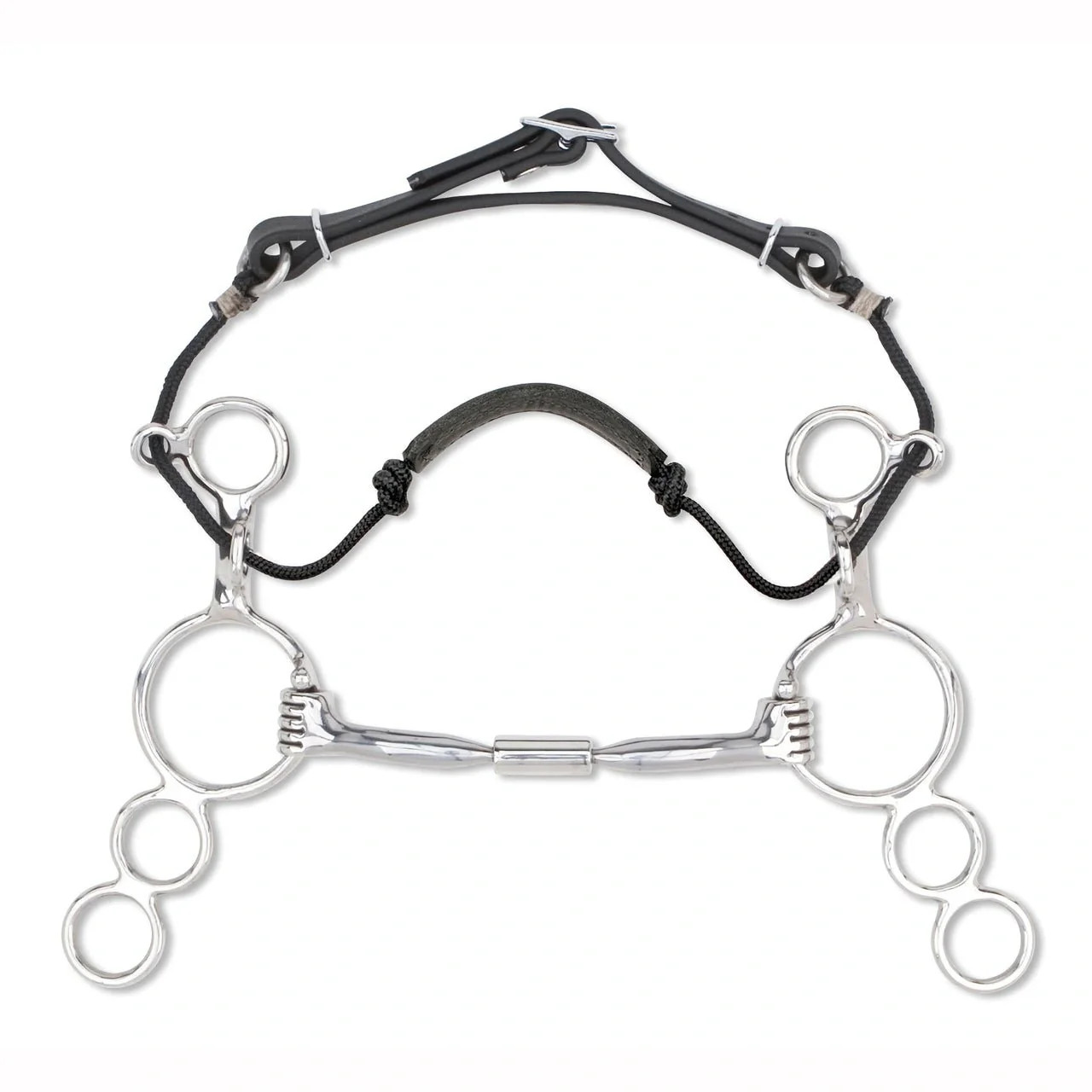 Myler Combination Bit Sweet Iron Comfort Snaffle - 4 3/4” Mouth, 6” Shank,