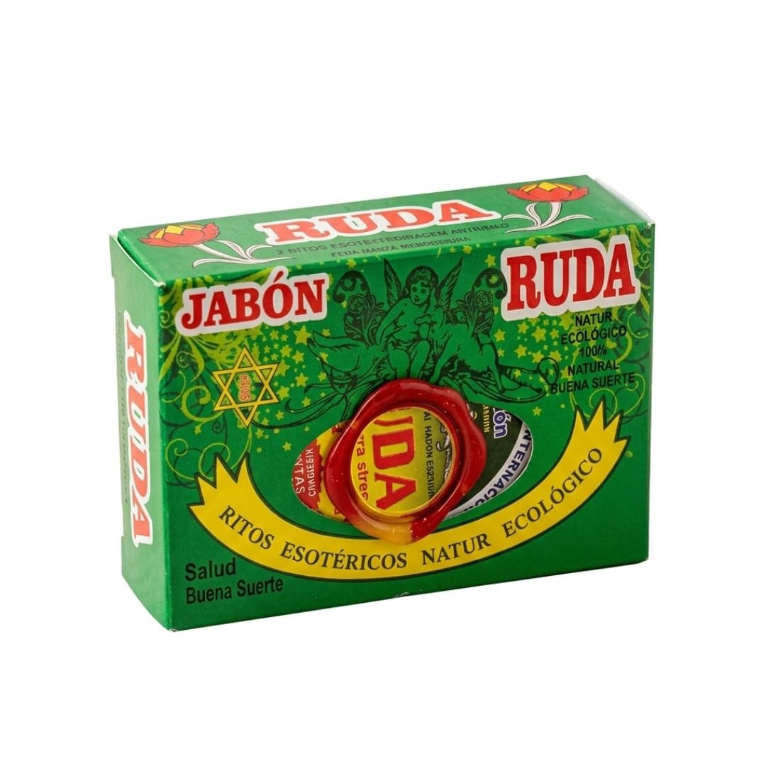 Rue Soap Bar, Jabon de Ruda, Abundance & Wealth 90gr, Esoteric soap, Natural...