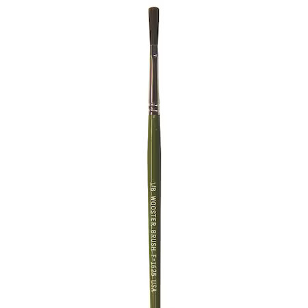 Wooster F1625-1/8 1/8" Artist Soft, Ox Hair Bristle, Paint Brush, Wood Handle