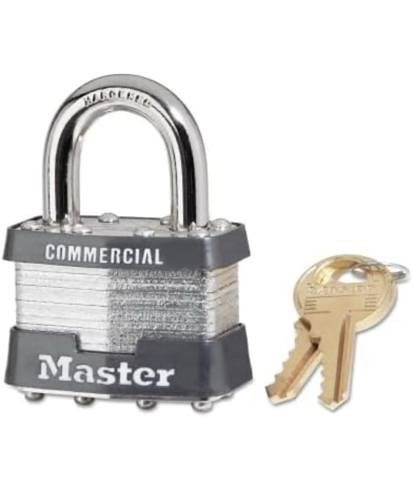 Master Lock #1KA-2001 1-3/4" Lam Padlock