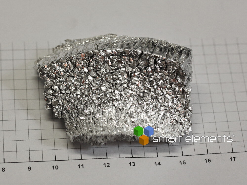 High pure Magnesium - distilled dendritic crystals! 99.99% - 35.10 grams