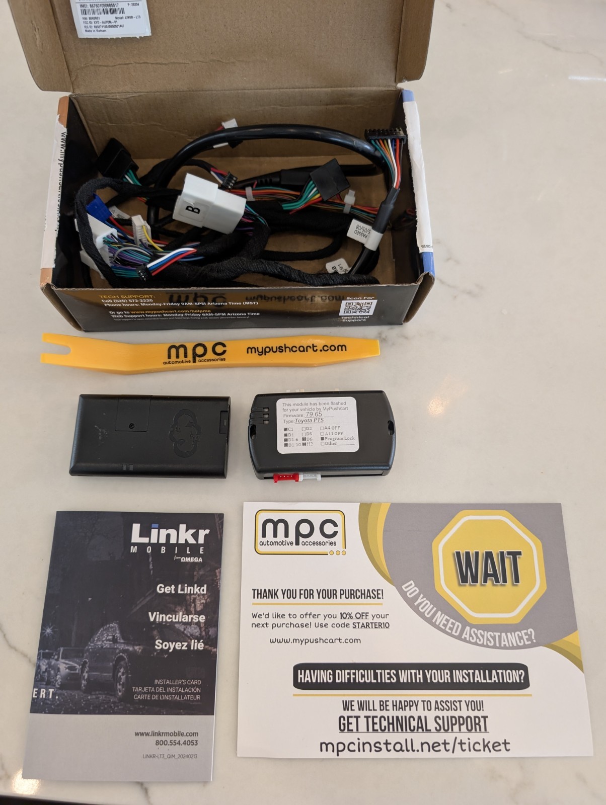 Remote Start Kit For 2016-2019 Lexus RX350 Including Smartphone Module