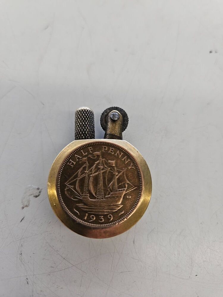 BRITISH TRENCH ART LIGHTER WWII TRENCH ART LIGHTER