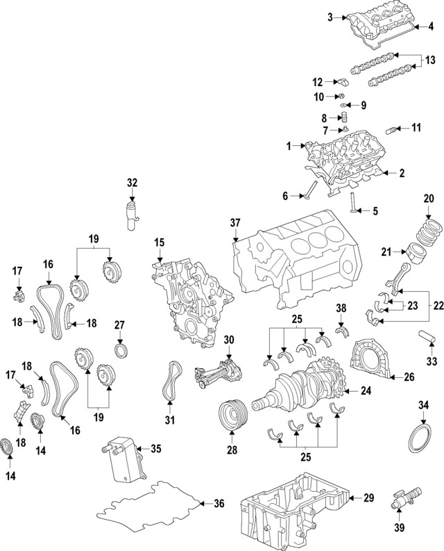 Genuine Ford Engine Valve Spring FT4Z6513A