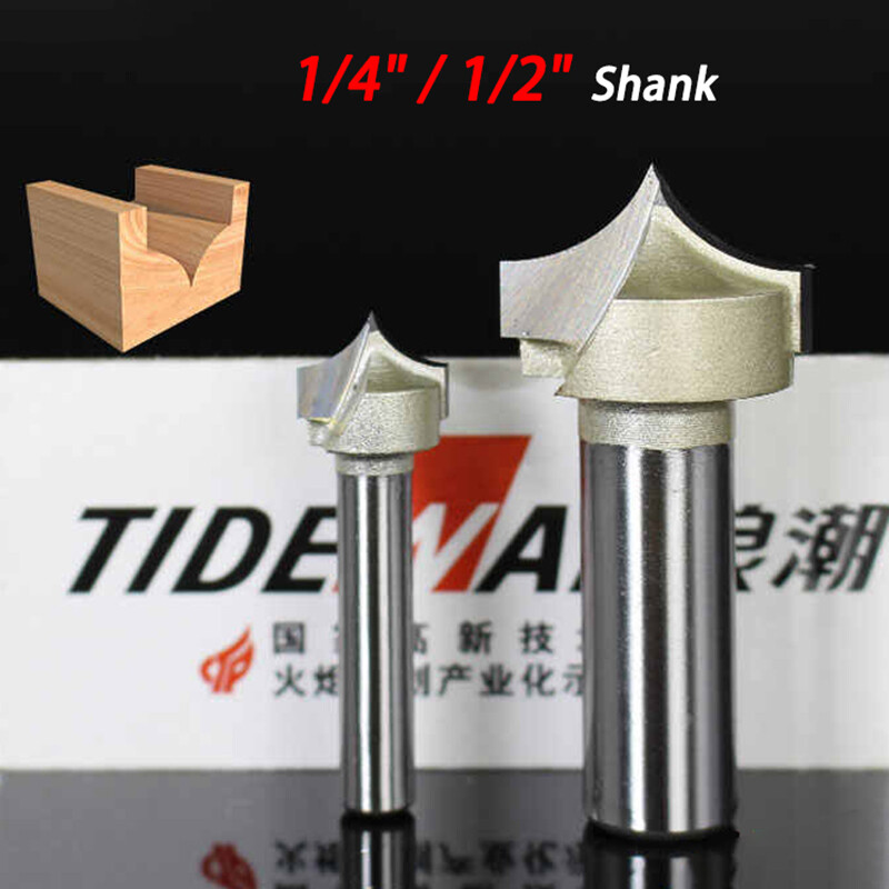 Round Over Router Bit 1/4" 1/2" Shank Edge Forming Round Bit for Woodworking New