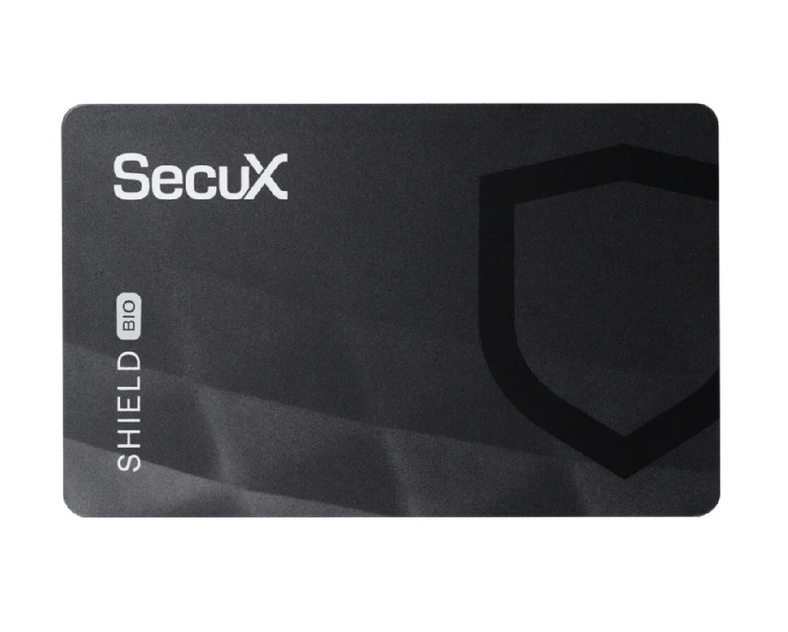⭐ Secux Shield BIO Biometric Authentication Card Crypto Wallet ⭐