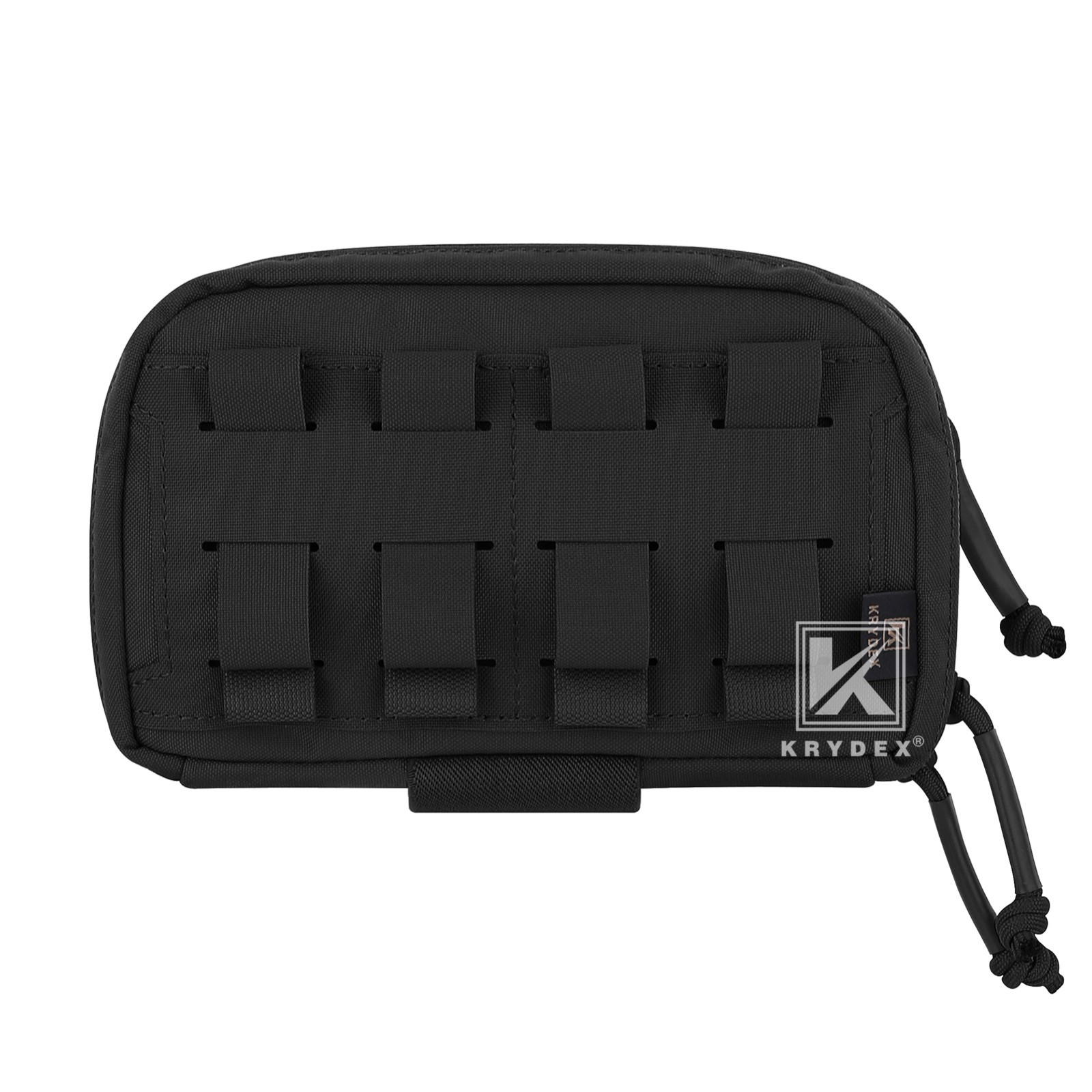 KRYDEX Tactical Modular Utility GP Pouch MOLLE Back Front Pocket Panel Small BK