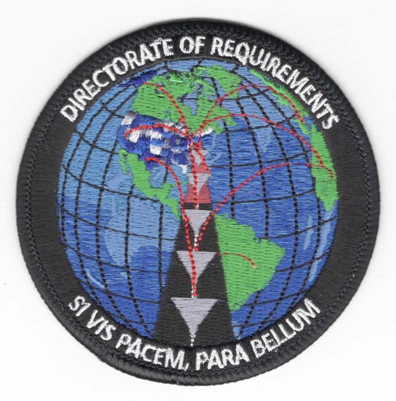 USAF Air Force Patch:  Air Combat Command Directorate of Requirements