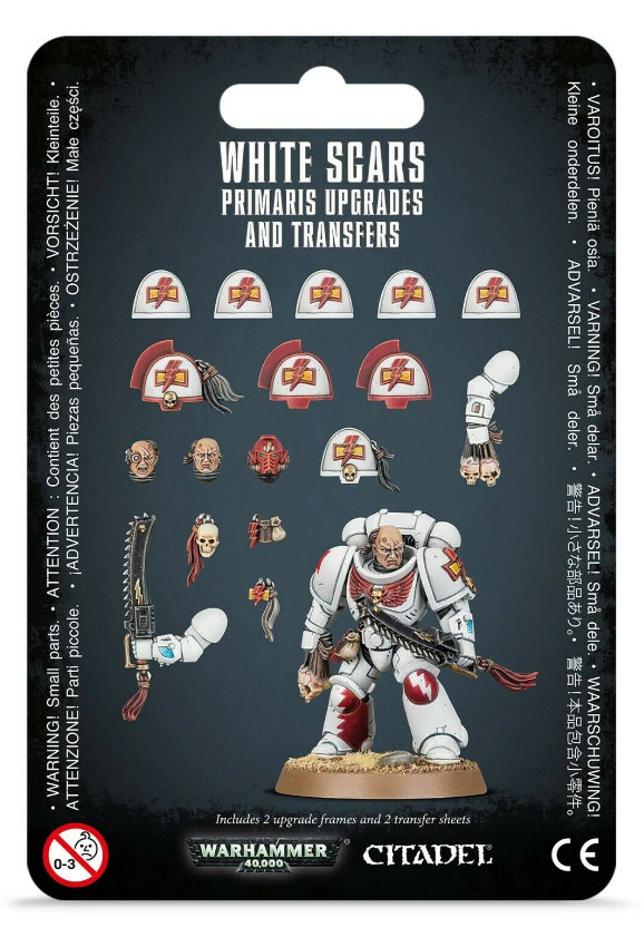 White Scars Upgrades Transfer Sheets Primaris Space Marine NEW BOX Warhammer 40K