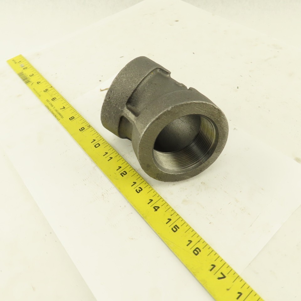 2" NPT Class 300 Malleable Iron 45-¦ Elbow Black Pipe Fitting