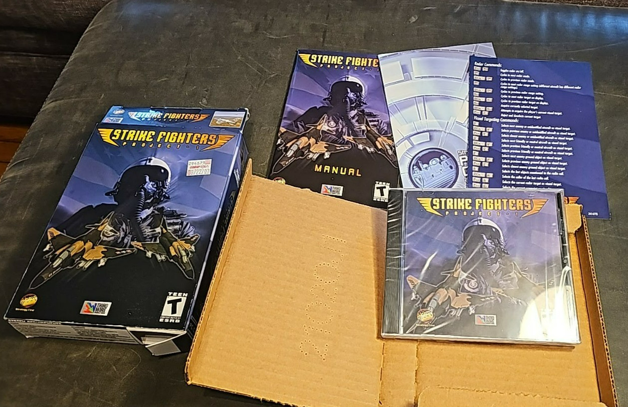 Strike Fighters Project 1 PC 2002   SEALED DISC