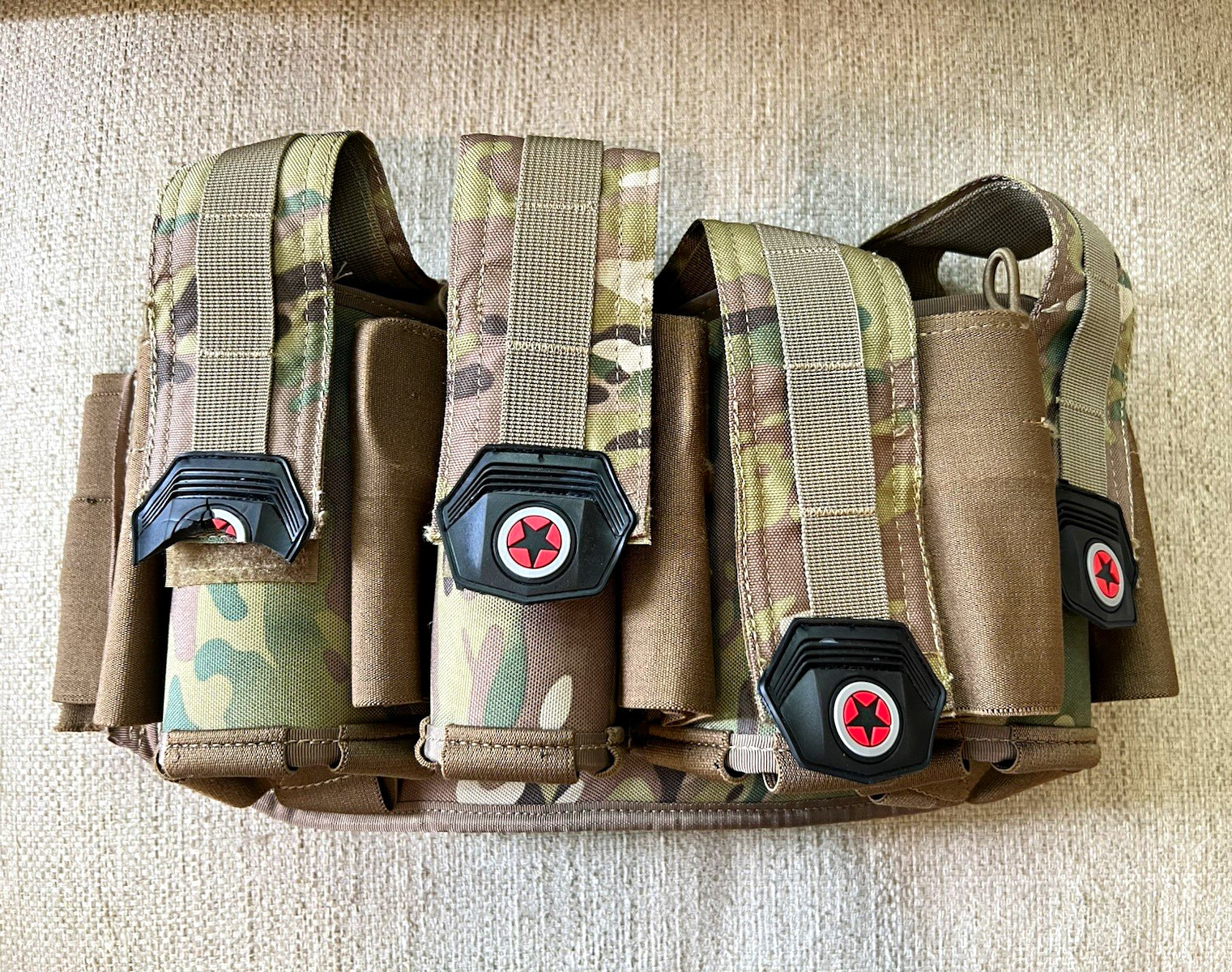 GI Sportz Glide Pack Paintball Pod Harness Pack Multicam/Tan 4+5