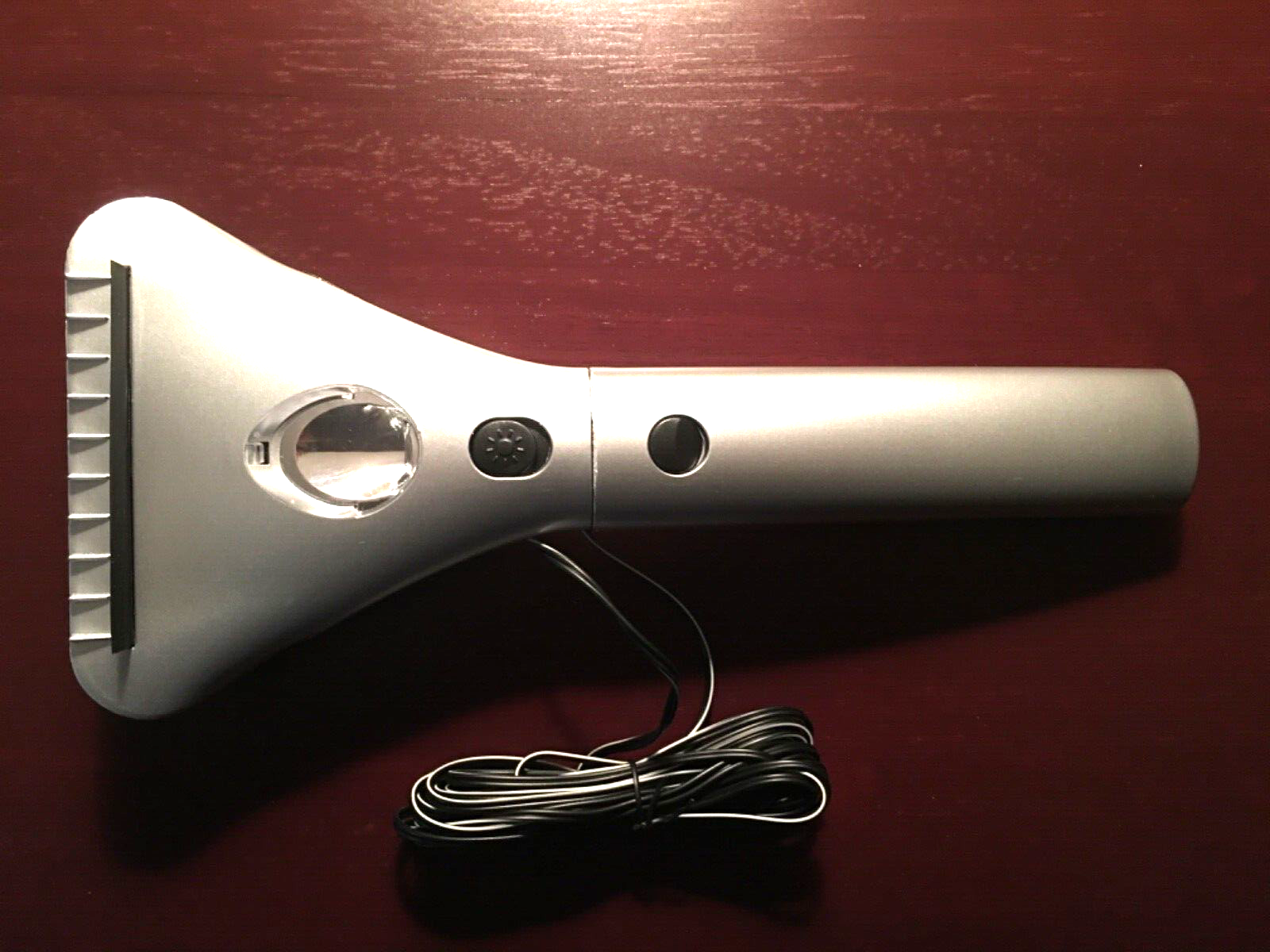 Heated Car Window Ice Scraper - Extendable Handle - LED Light - 12V - 15’ Cord