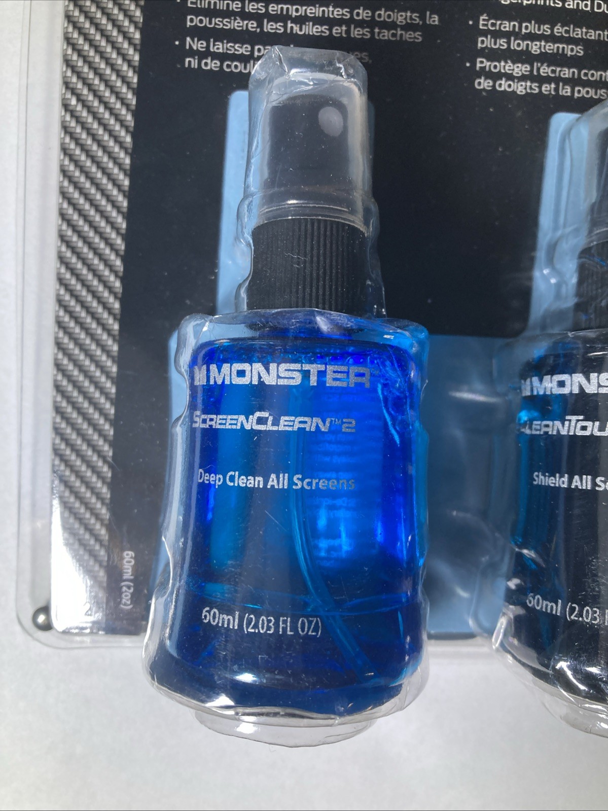 Monster Screen Clean 2.0 Clean Touch 2.0 Two Part Clean and Shield System Sealed