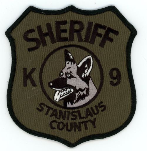 CALIFORNIA CA STANISLAUS COUNTY SHERIFF K-9 SUBDUED NICE SHOULDER PATCH POLICE