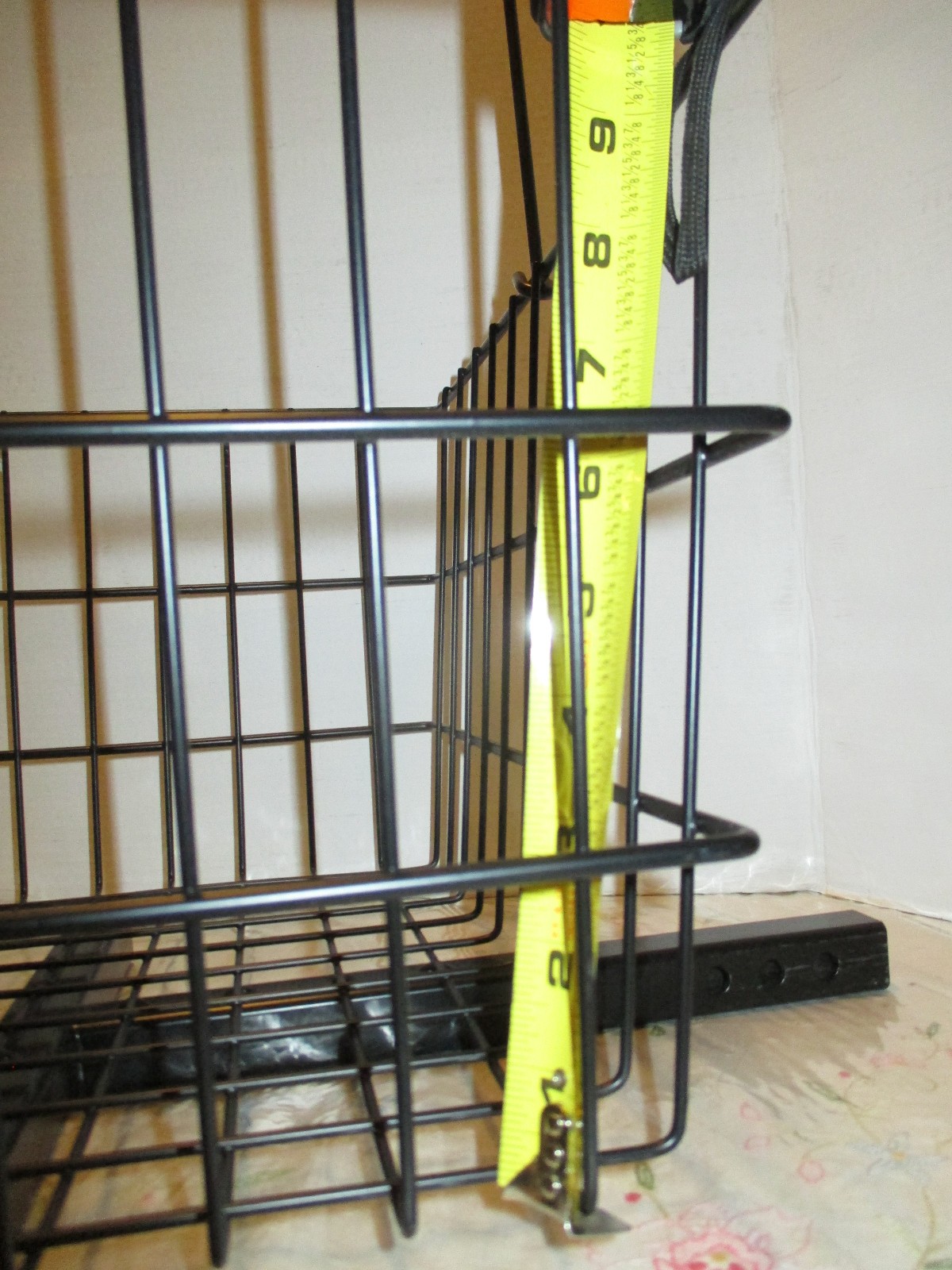 Heavy-Duty Metal Rear Basket for Mobility Scooters - Easy No-Tool Installation