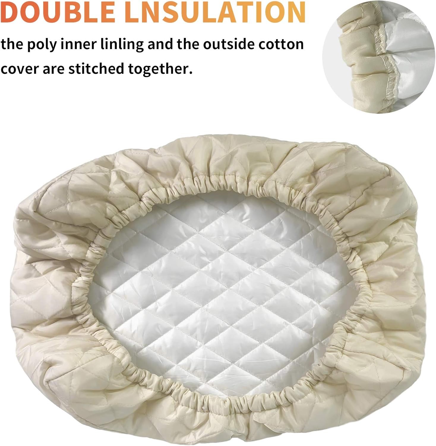 Air Conditioner Cover Inside Window AC Unit Cover Double Insulation