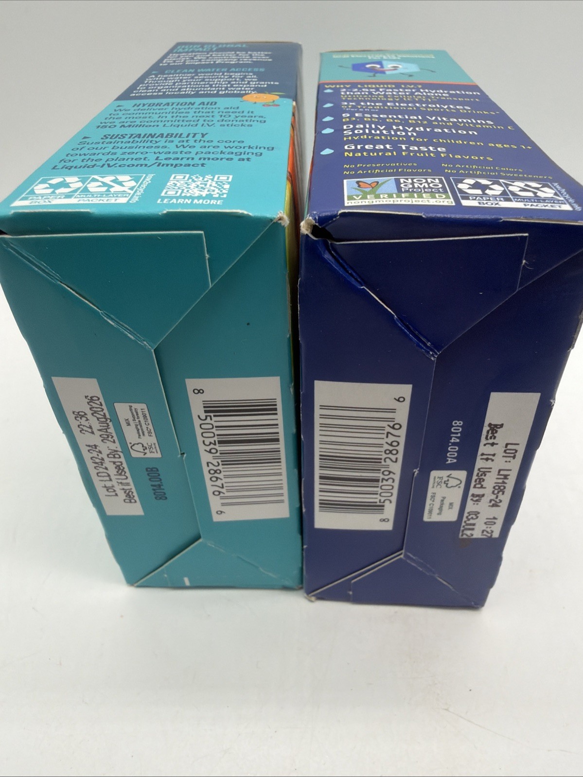 (2) Liquid I.V. Hydration Multiplier Electrolyte Drink Mix Kid Punch COMBINESHIP