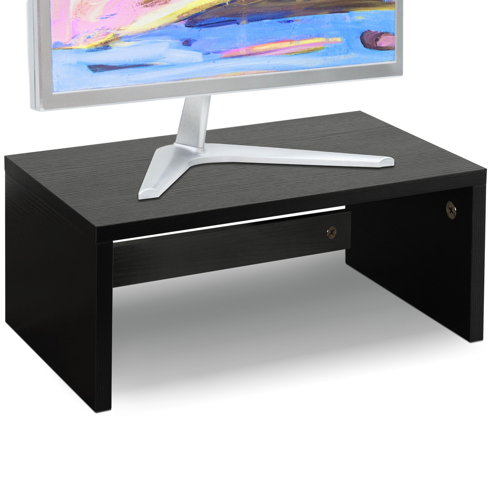 Higher Monitor Stand Riser for Desk Small Monitor Stand TV/Screen/PC/Laptop.