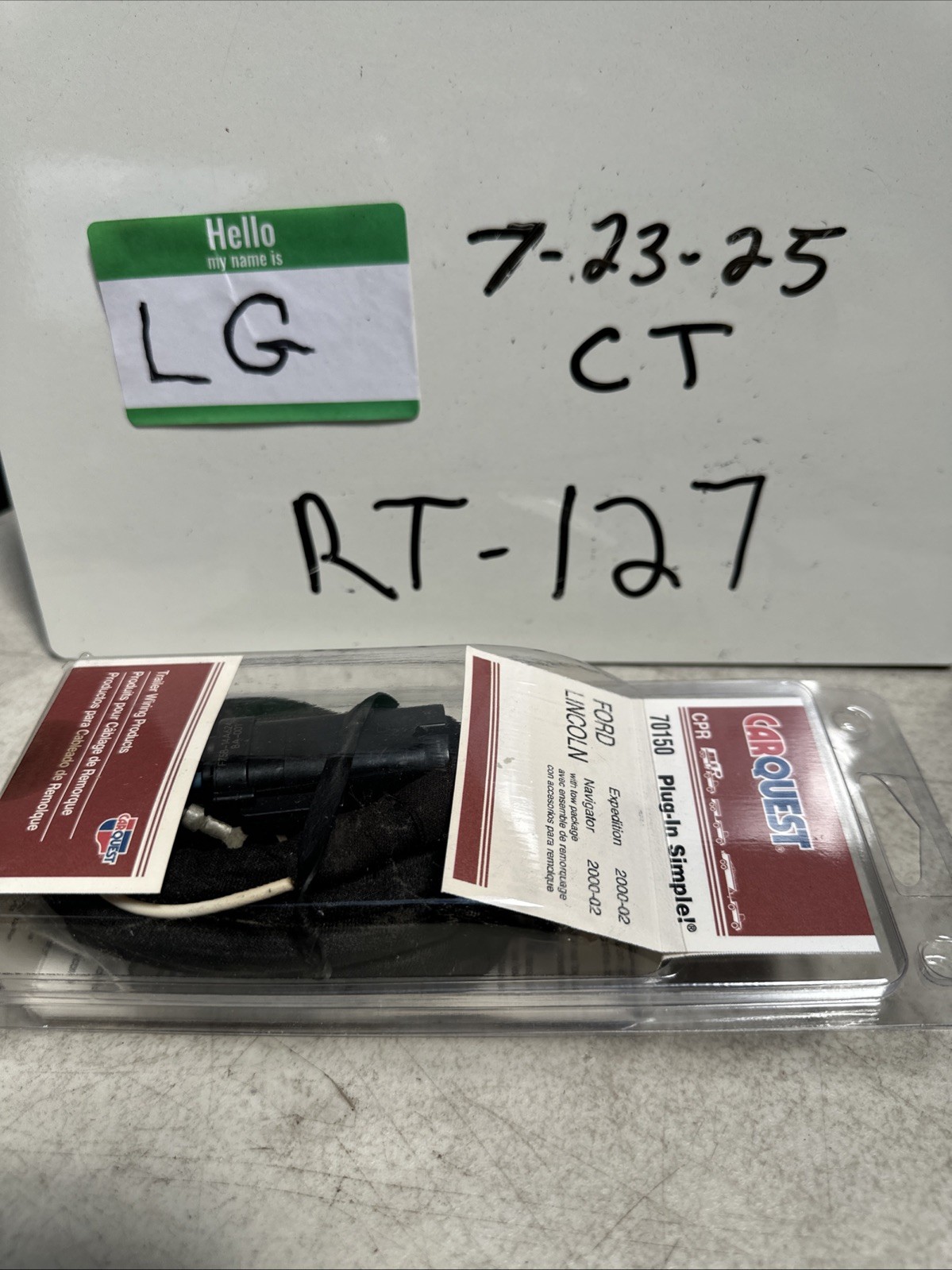 Carquest 70150 Trailer Wiring Plug In Simple Ford Lincoln Exp & Nav 00-02