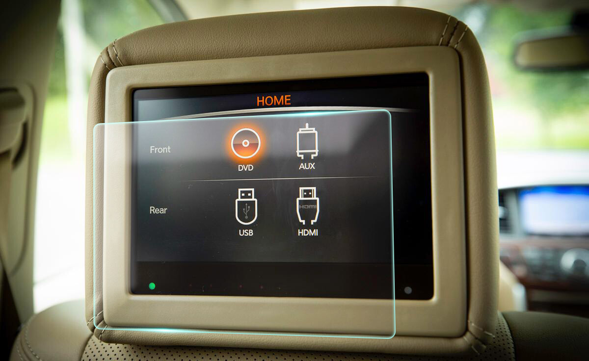 Crystal Clear Screen Protector for 2019 Nissan Pathfinder Headrest Monitor