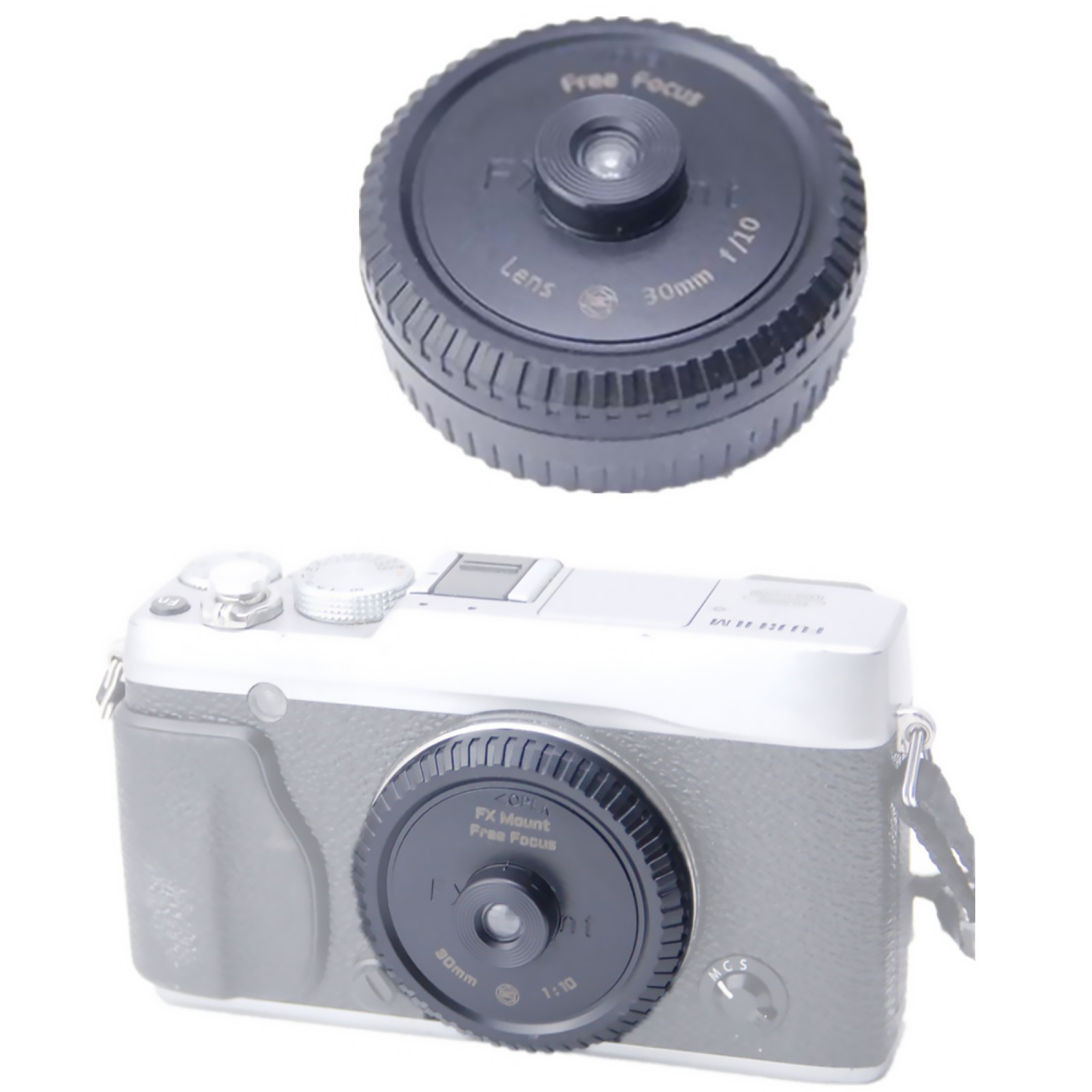 30mm F/10 Ultra Thin Wide Angle Focus Free Lens Body Cap for Fujifilm FX Mount q