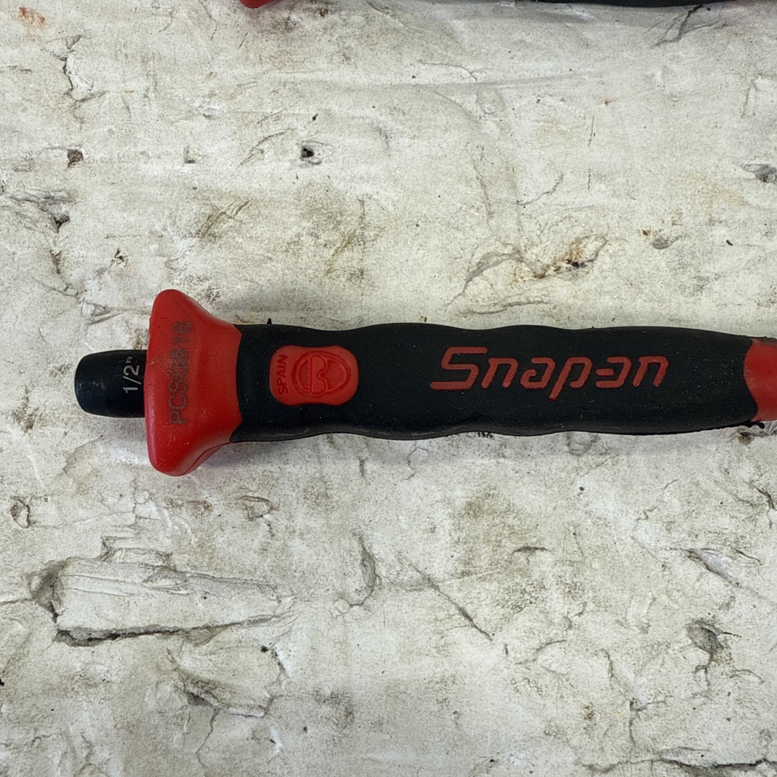 Snap-On Tools RED Soft Grip LONG Punch & Chisel PPSGL103 PCSG816