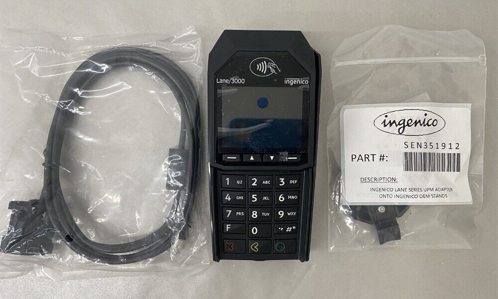 Ingenico Lane/3000 POS Credit Card Terminal PIN Pad