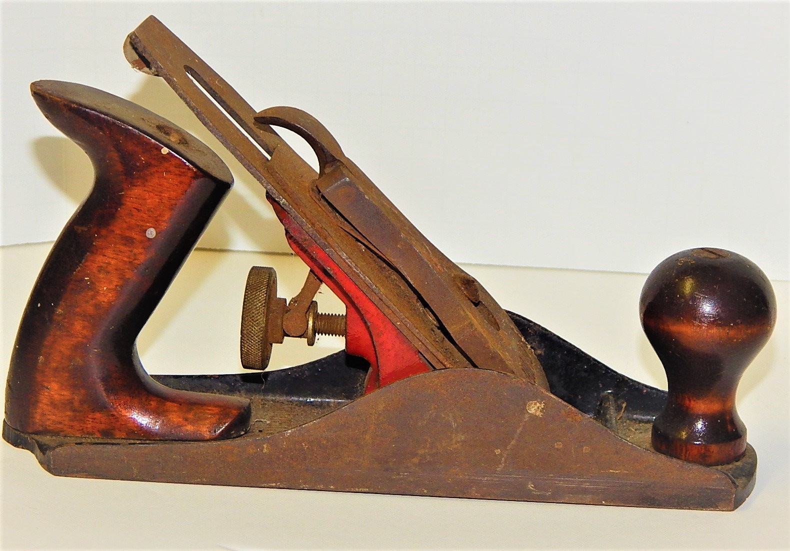 Vintage Dunlap 9.5 Inch Smooth Bottom Wood Plane Woodworking - Made in USA