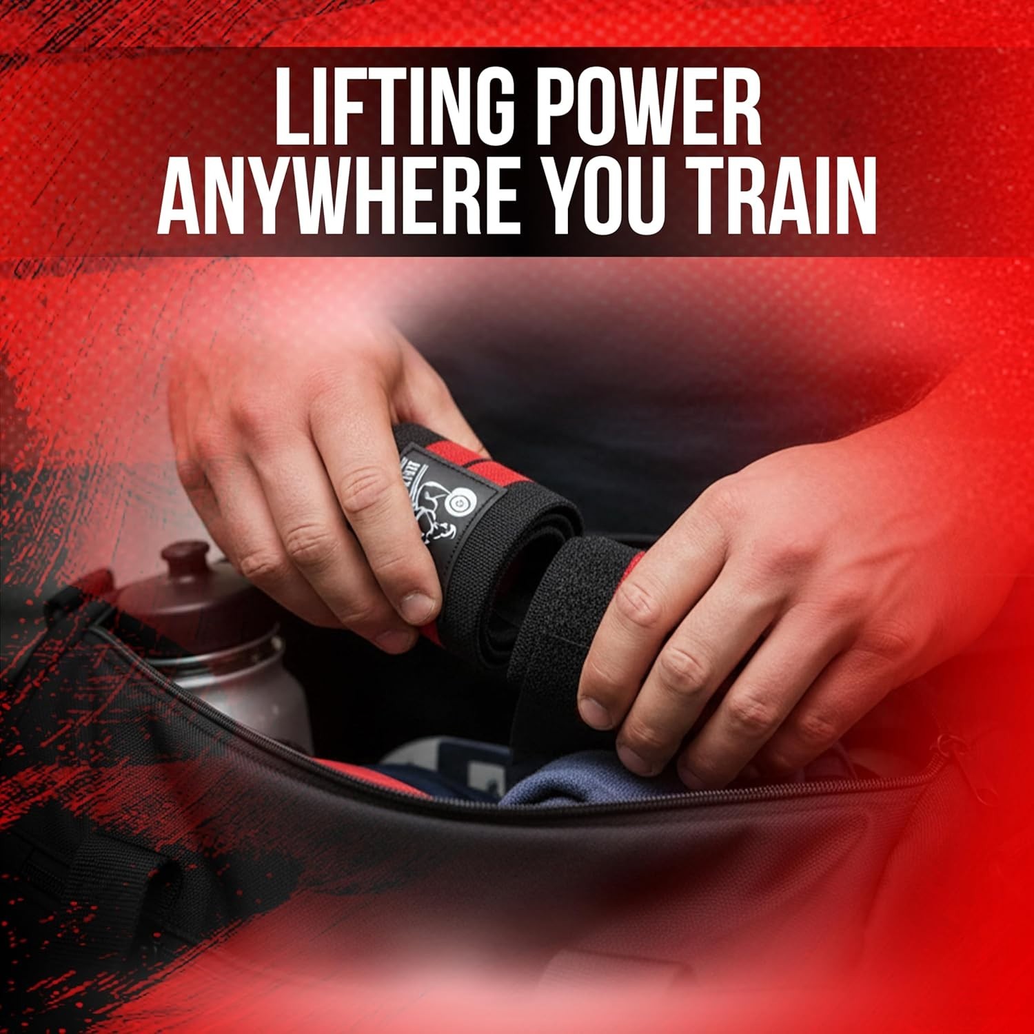 Adjustable Wrist Wraps for Weightlifting & CrossFit – Durable Compression Straps