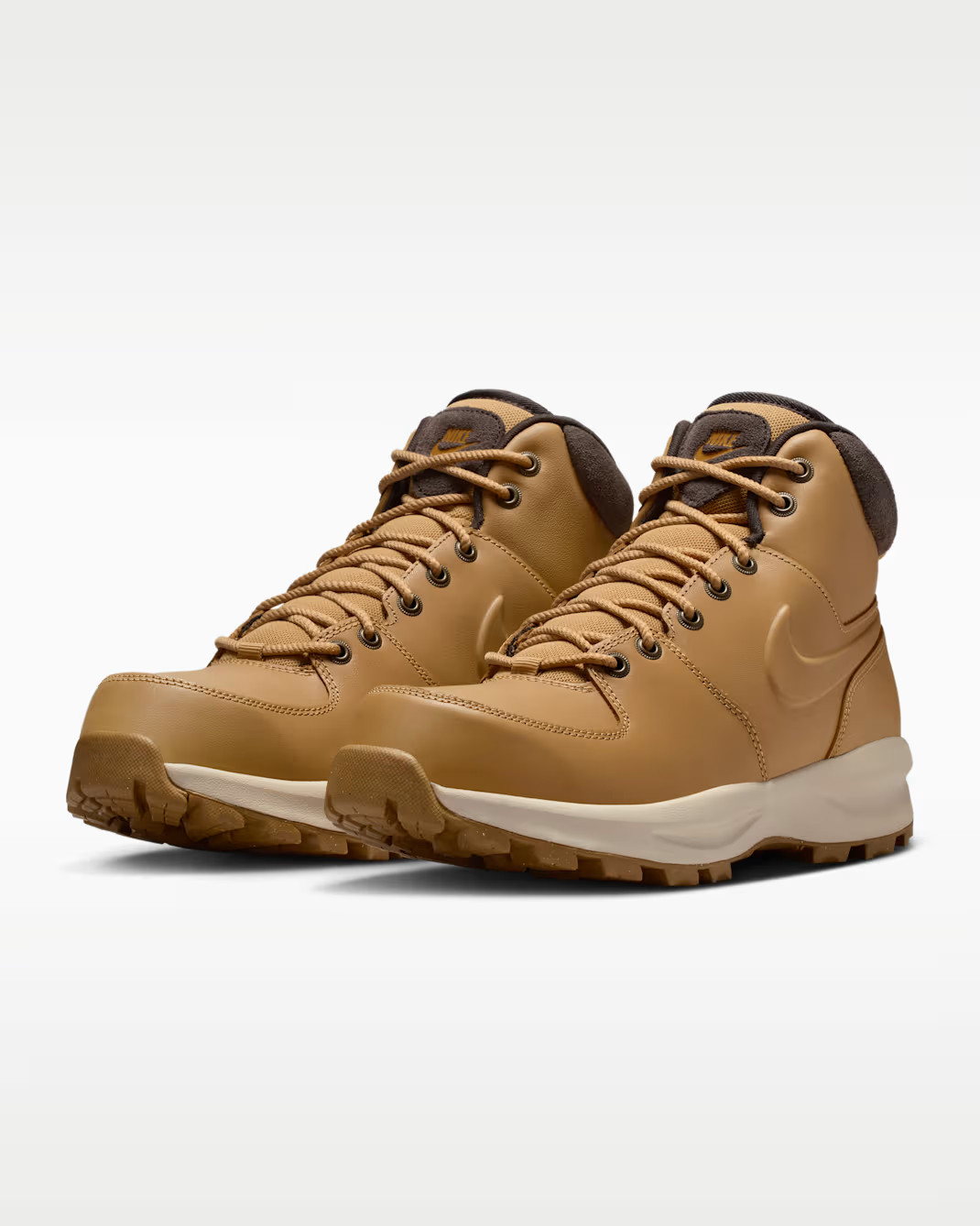 Nike Manoa Leather Boots Birch Wheat Tan HF7095-700 Men's Size 14 NEW