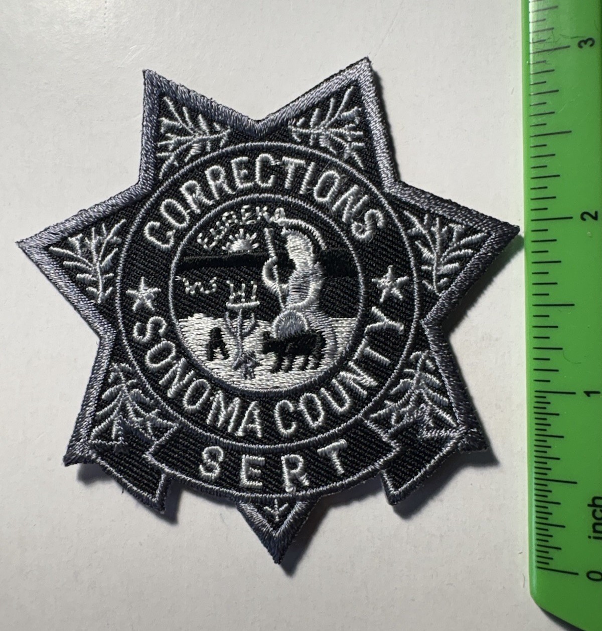 Sonoma County California Corrections SERT Patch ~ RARE