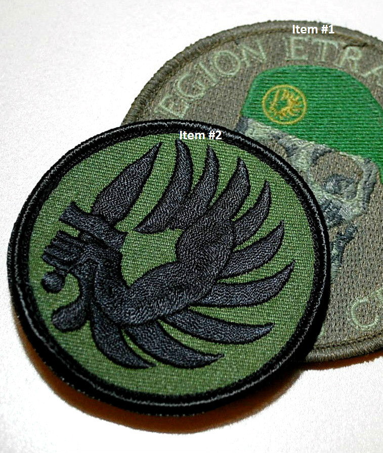 FRENCH FOREIGN LEGION SPECIAL FORCES vêlkrö SSI: FFL OD Patch marked ⭐#2 only⭐