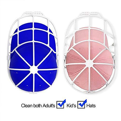 YEENOR Hat Washer for Washing Machine, 2-Pack Baseball Caps Washers Hat Storage,