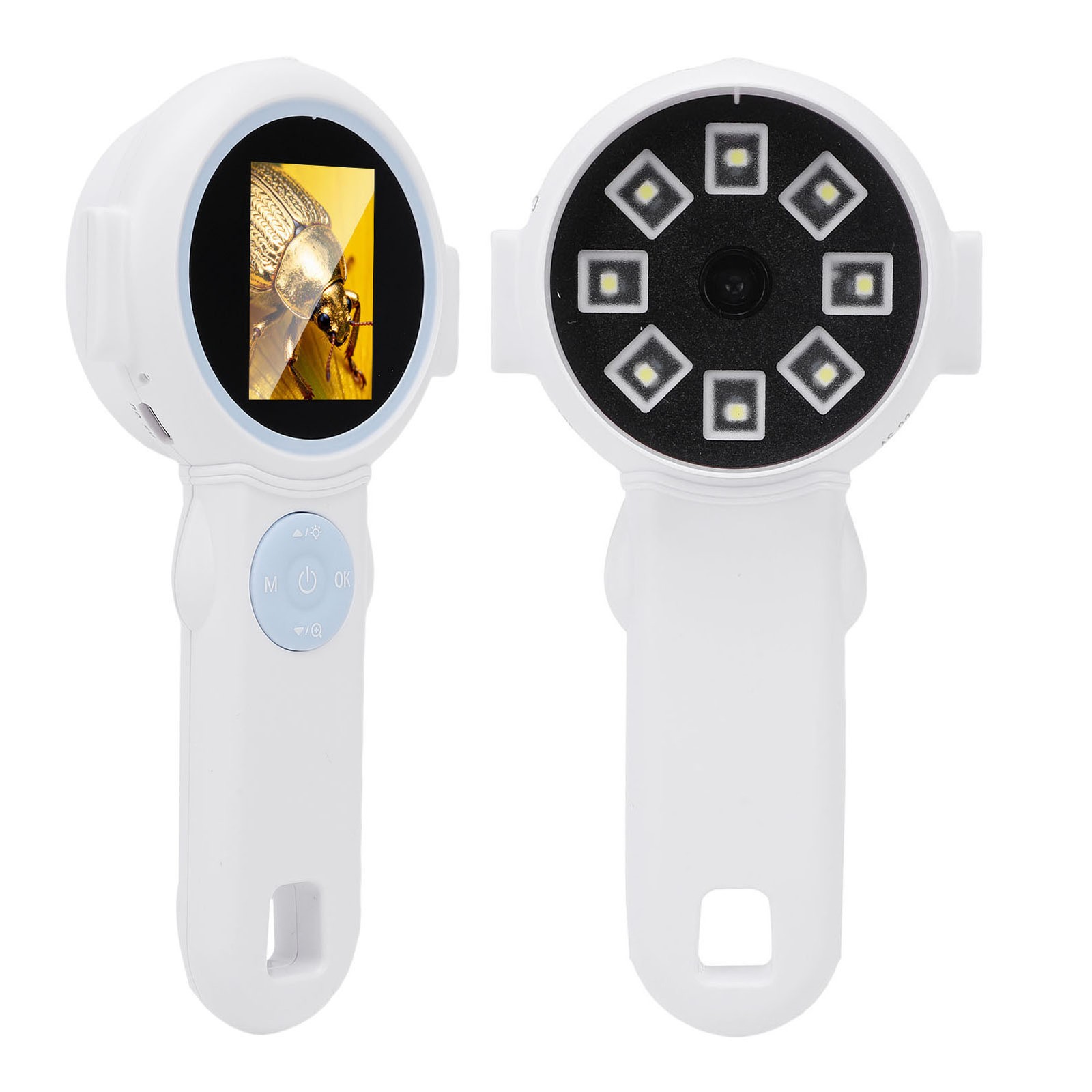 Kids Microscope 2.0in HD Screen Digital Handheld Camera 1000X Magnification ZOBD