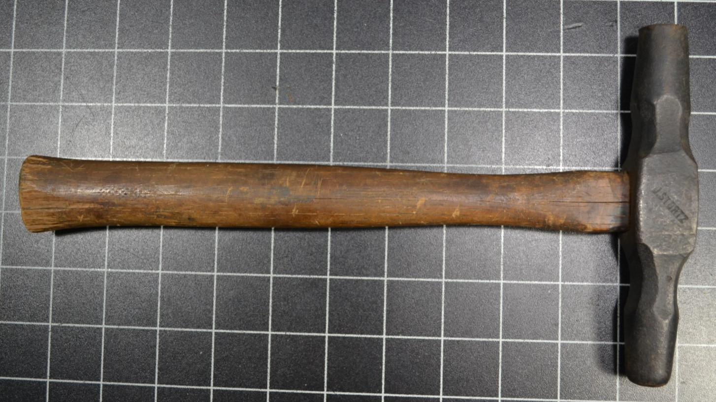 J. STORTZ - PHILADELPHIA, PA - BOILER MAKERS' HAMMER -2# - ALL ORIGINAL