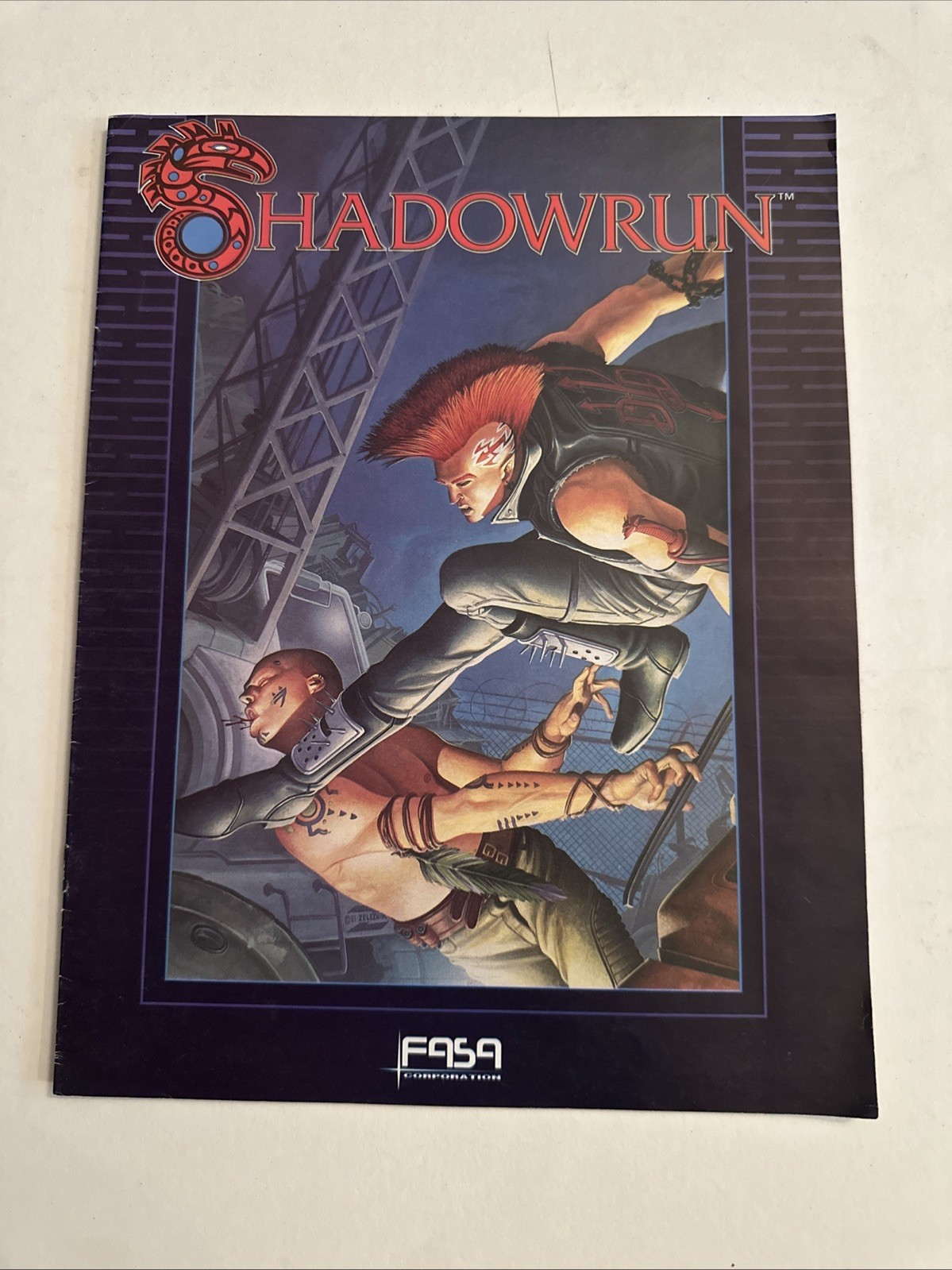 World Of Shadowrun (1991) FASA RPG Promo Intro Booklet Zeleznik Elmore 25A3913