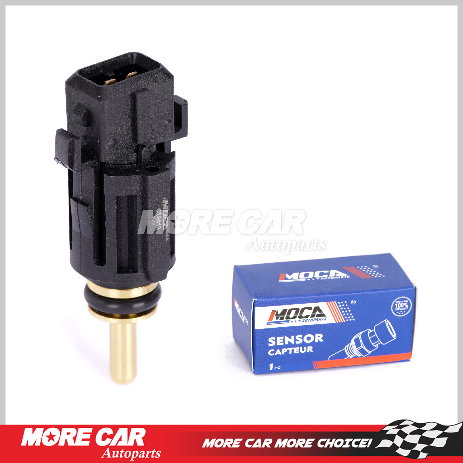 Engine Coolant Temperature Sensor for BMW 128i 323Ci 525xi 650i xDrive X3 X5 Z4