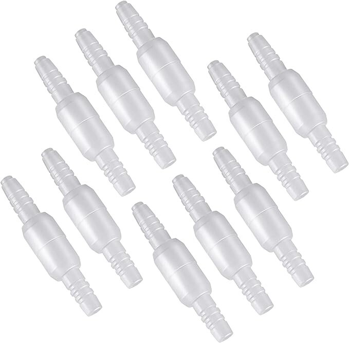10 Packs Oxygen Tubing Connector, Swiveling Oxygen Supply Tubing Connector