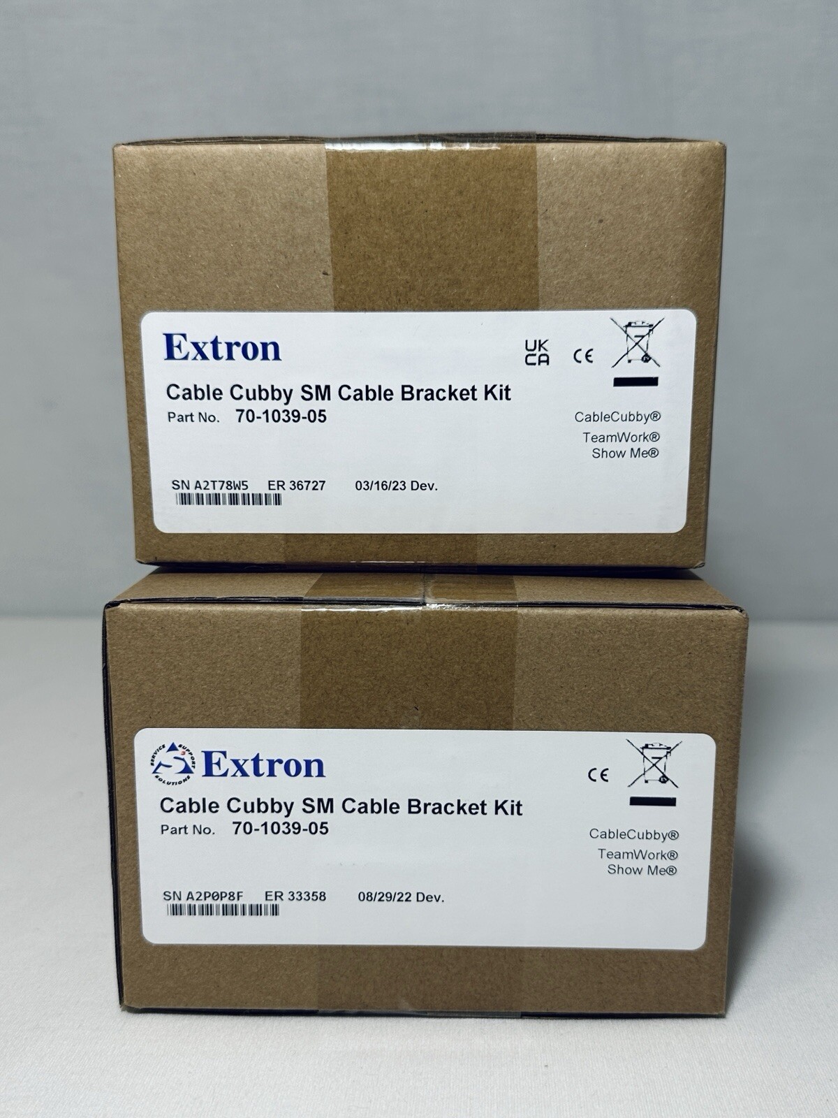 Full KIT! Extron Cable cubby Includes TWO Power Modules & Share Button HDMI's