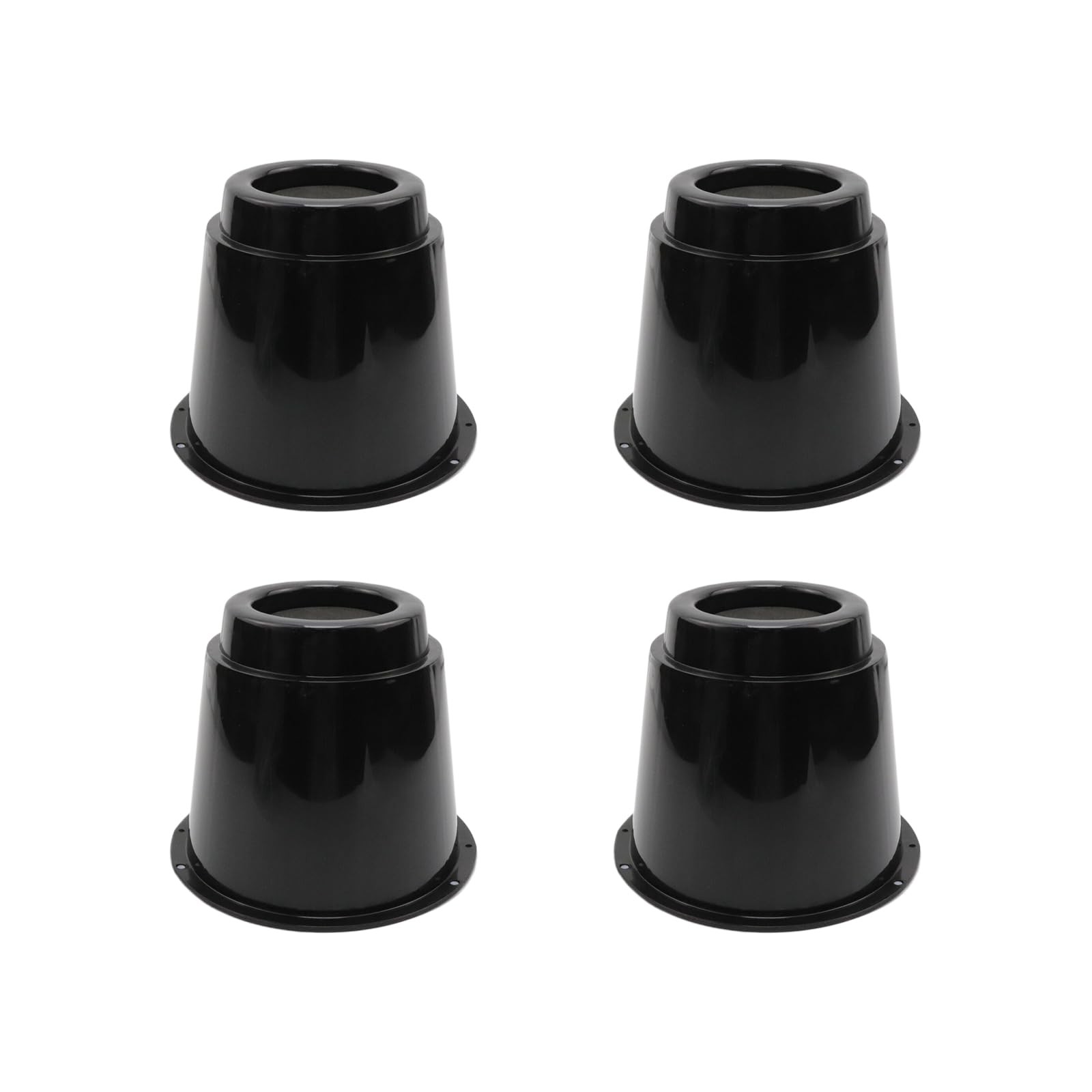 4 Pack Bed Risers 6 Inch Round Heavy Duty Furniture, 2000lbs Support Chair Desk