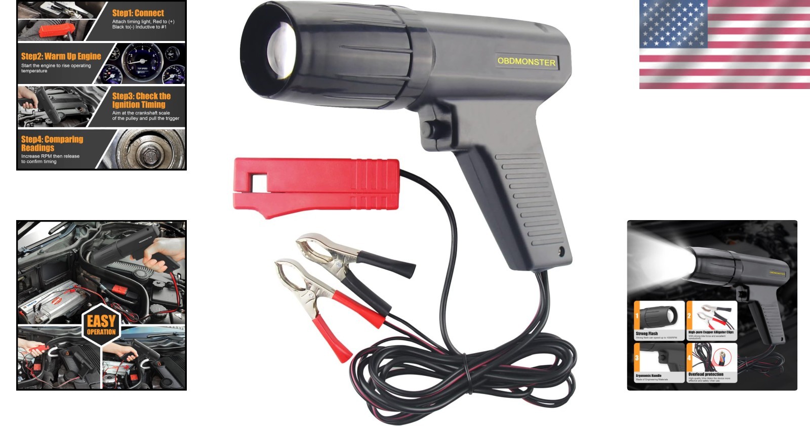 Professional Ignition Timing Light for Classic Vehicles