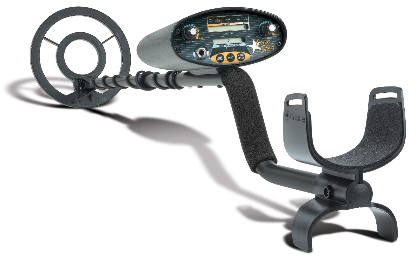 Bounty Hunter Lonestar Metal Detector | 8" SearchCoil